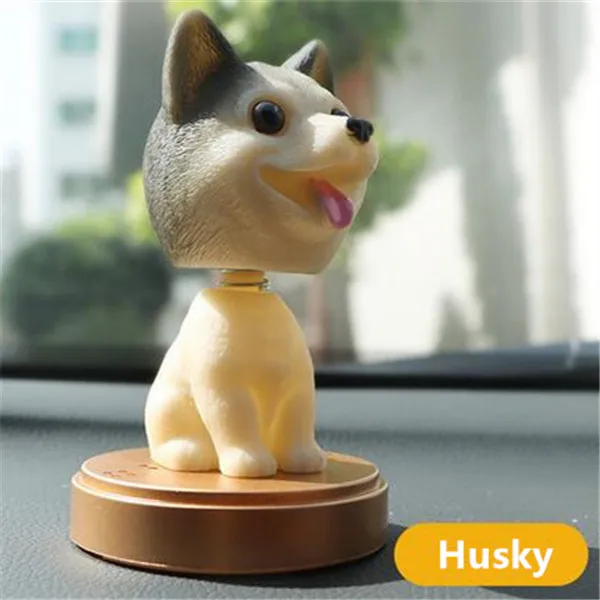 Car Ornament Nodding Dog Air Freshener Auto Perfume Decoration Bobblehead Dog Dash Toy Car Rocking Shaking Head Dog Air Purifier