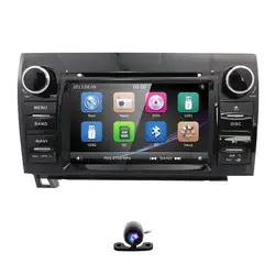 Hizpo 7 "2 Дин DVD мультимедиа gps для Toyota Tundra Sequoia Навигация Аудио стерео BT 3g Bluetooth рулевого колеса Управление SD