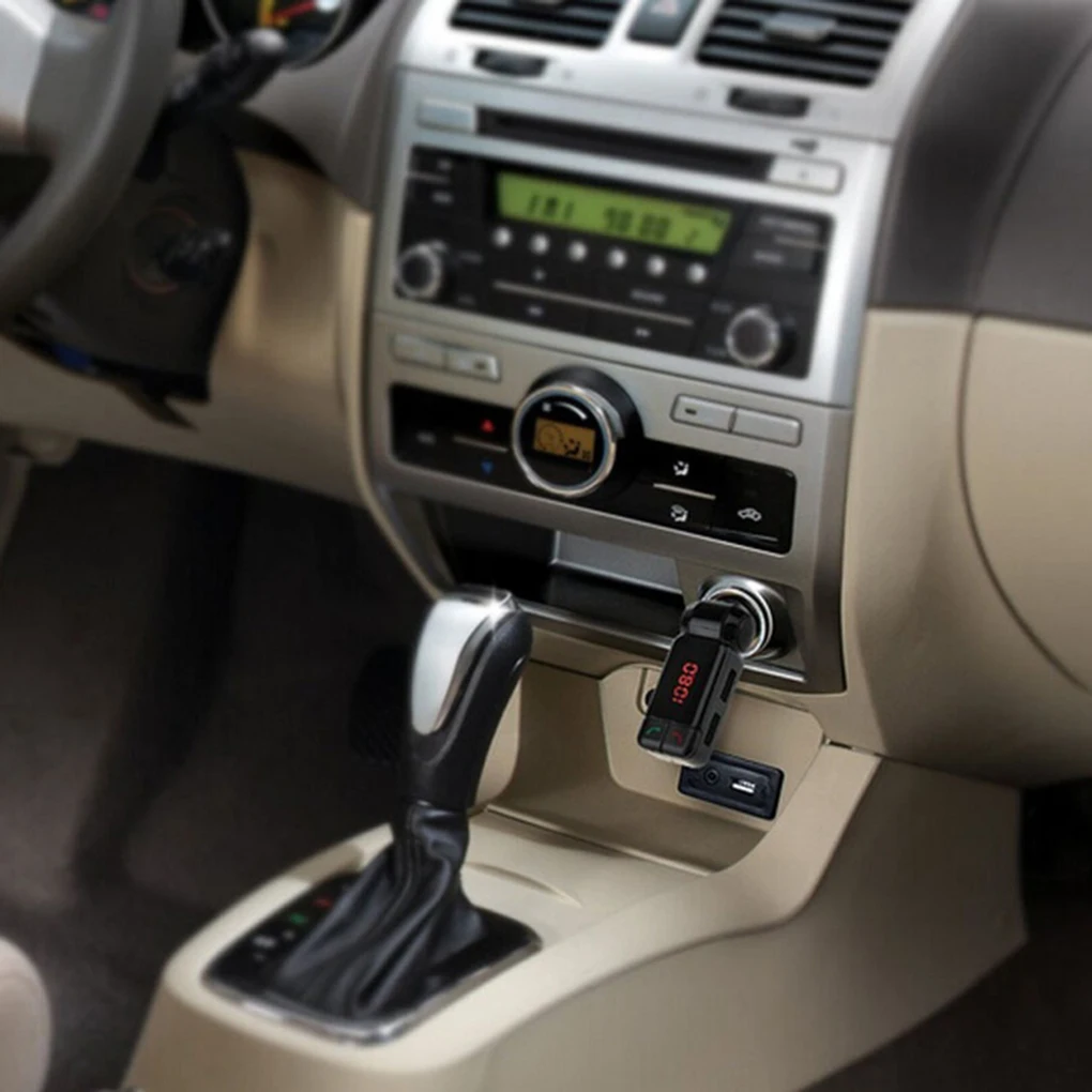 Автомобильный MP3 двойной порт USB автомобиль Bluetooth плеер громкой связи беспроводной fm-передатчик аудио
