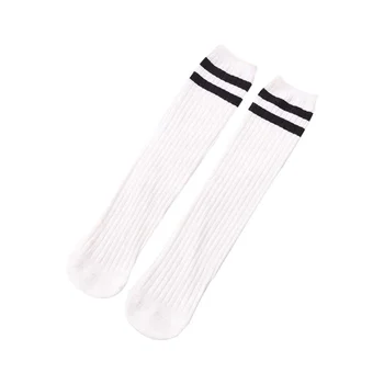 

Football Socks Children Striped Knee Socks Cotton Sock For Kids Girls Boys Baby Children Leg Warmers