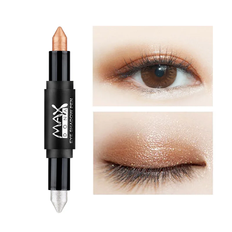 Новые горячие двухконцевые мерцающие карандаши для век для женщин глаза для осветления лица белые блестящие хайлайтеры тени для век макияж - Цвет: 4