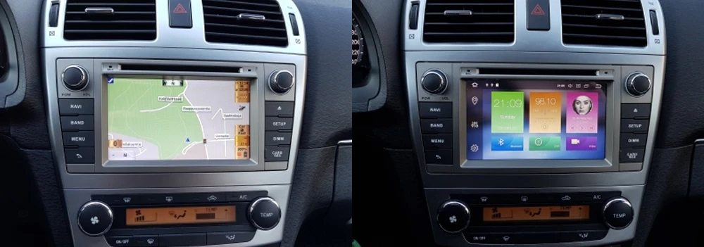 4GB android 9.0 car dvd player for Toyota Avensis 2009~2014 Multimedia GPS Navigation Map Autoradio WiFI Bluetooth 9