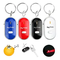 Светодиодный свисток Key Finder брелоки локатор мигает стайлинга автомобилей интерьера аксессуары автомобильный брелок для ключей