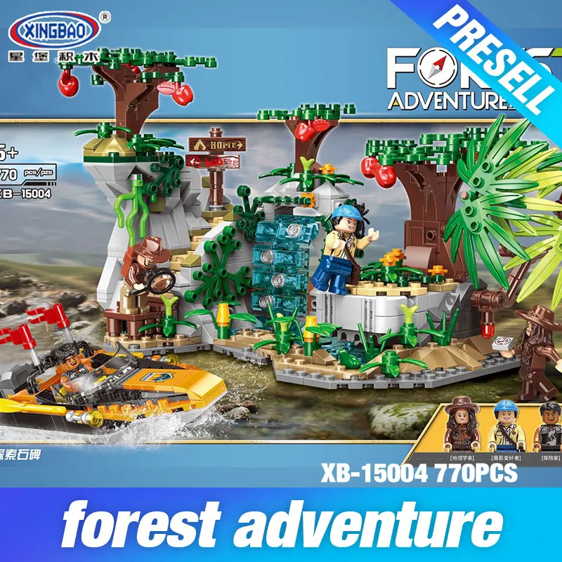 

XINGBAO 15004 Assembly Toys The Stone tablet Explore Set Building Blocks Bricks Kid Toys Model Birthday Christmas Birthday Gifts