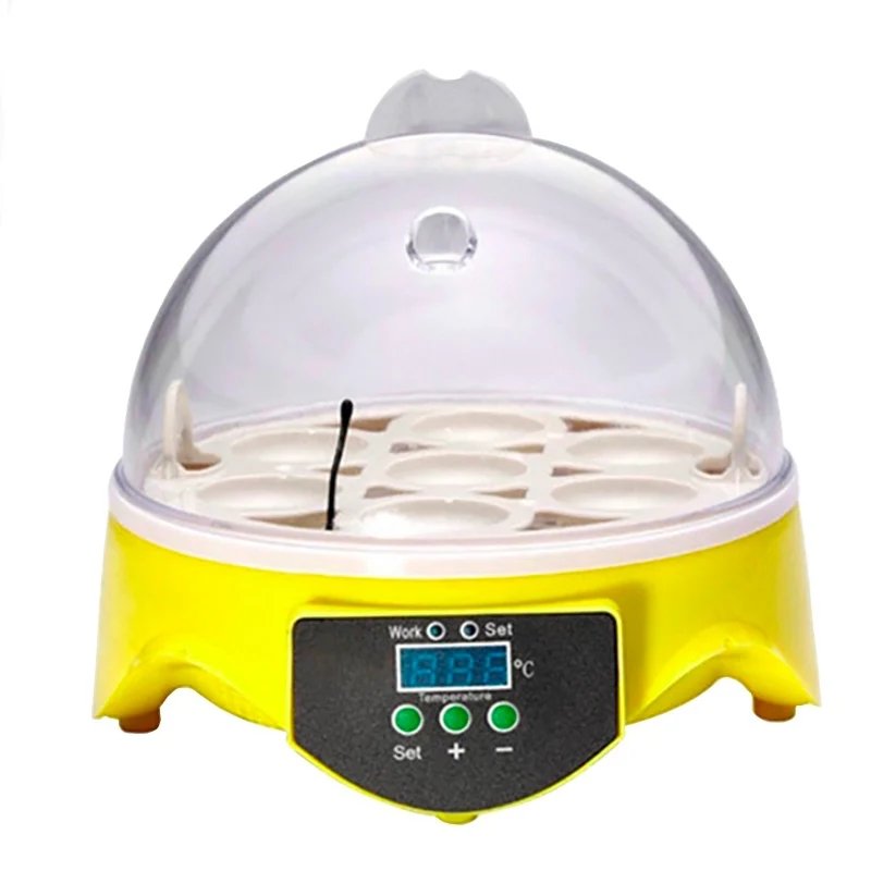

220V 110V Poultry Hatchery Machine Hatching 7 Mini Brooder Small Chicken Bird Egg Hatchers Incubator For Quail Parrot Duck