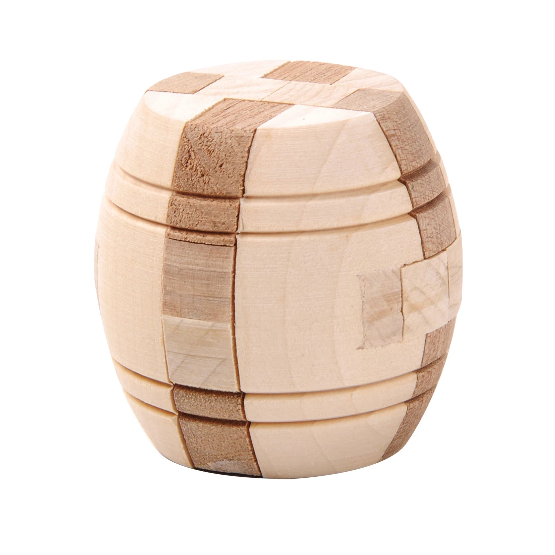 6Pcs IQ Brain Teaser Set Metal Puzzle + Wooden Kong Ming Lock for Children Adults MT1142