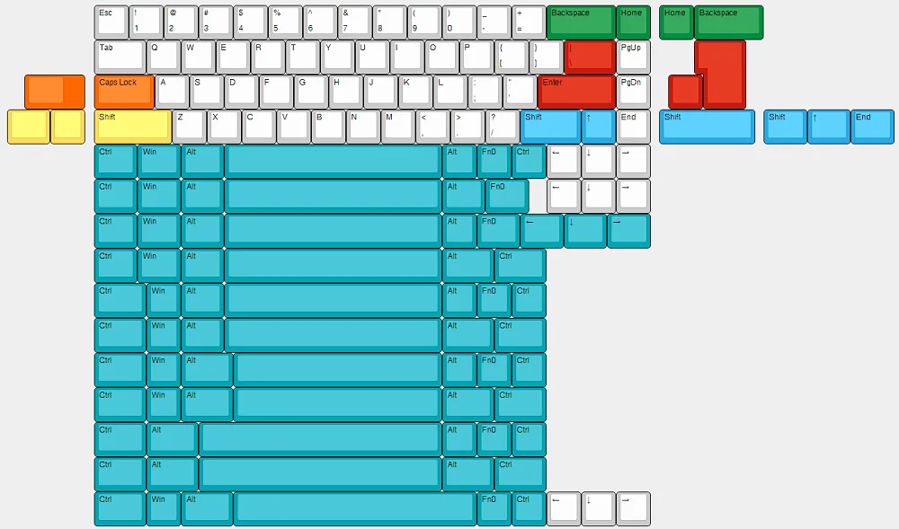 Пластина из нержавеющей стали для xiudi xd68 65% обычная клавиатура Механическая плата клавиатуры Поддержка xd68