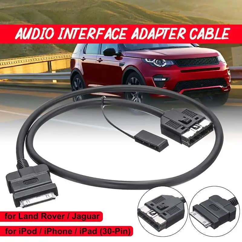 Аудио интерфейс AUX входной кабель адаптера свинец для iPhone для iPod для Land Rover для Jaguar