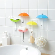 1 шт. милый прочный креативный зонт в форме настенного крепления, держатель для ключей, подставка для хранения, подвесные крючки для ванной комнаты, кухни, дверная вешалка