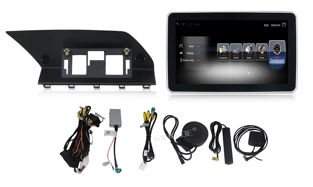 MEKEDE 9 дюймов Автомобильный экран плеер для Benz GLK класс X204 2008- с gps Навигатор Радио wifi 4G bt аудио