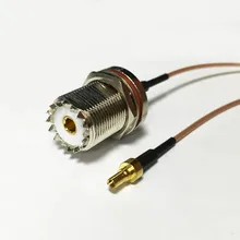 Разъем UHF Jack переключатель гайечный CRC9 с разъемом «папа» Высокочастотный коаксиальный кабель RG178 15 см " адаптер