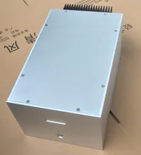 WANBO Audio Full aluminum Class A silver amplifier audio box/ AMP/ separate box 235 x 180 x 366+40 (mm)