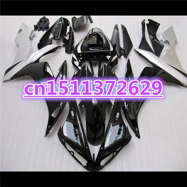 Обтекатель для YZF R1 04 05 06 YZF-R1 04-06 YZF1000 черный и белый 100% 2004 2005 | Автомобили мотоциклы