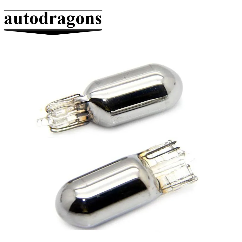 501 T10 хромированные лампочки 194 168 2825 W5W Stealth Chrome желтый белый клиновидный свет 2