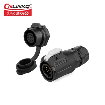 

Shenzhen Factory Heavy duty Electircal Plugs and Sockets IP67 9 Pin DC power solar electronic terminal waterproof connector