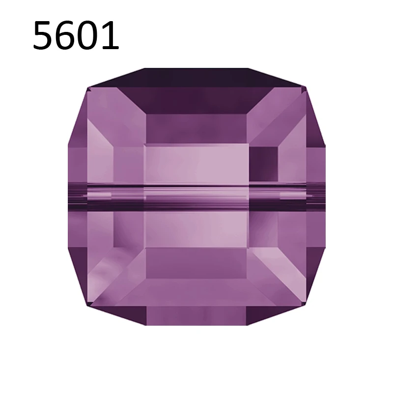 (1 шт.) австрийские бусины Swarovski 8 мм 5601 кубических бусин стразы россыпью для