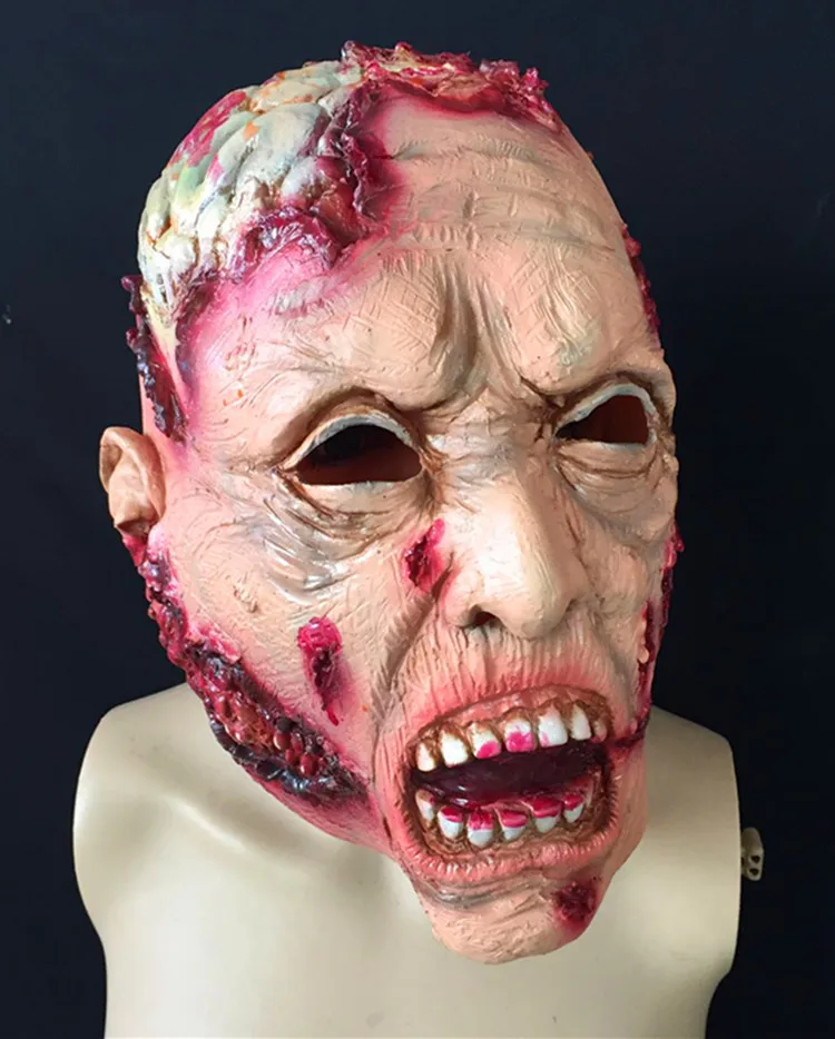 

Horror Ghoul Mask Halloween Masque Ghost Masquerade Party Mask Latex Scary Cosplay Mask for Men