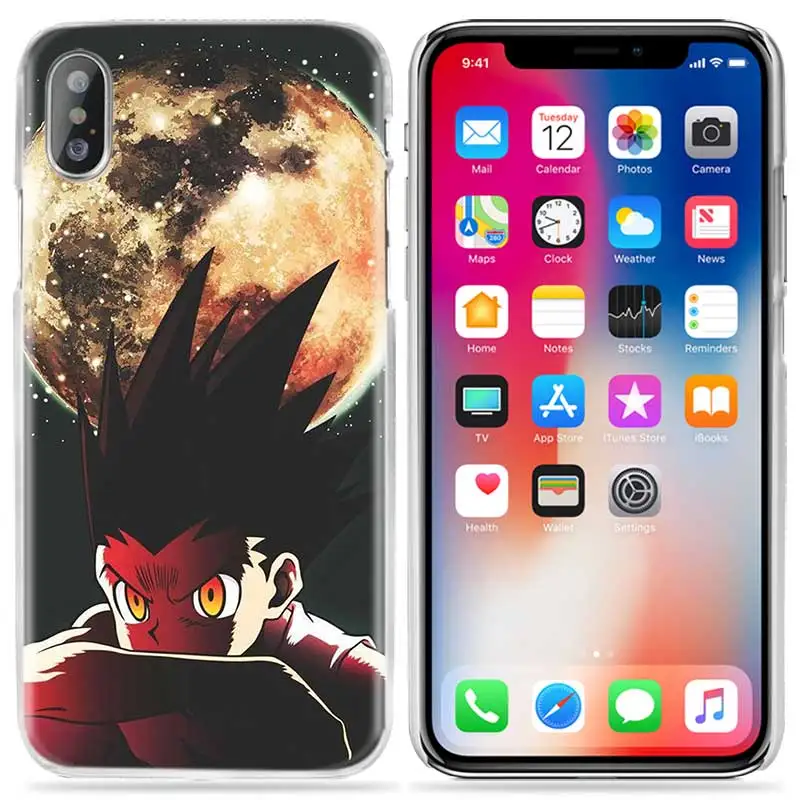 Чехол Hunter x Hunter Для iPhone XS Max XR X 10 11 7S 8 6 6S Plus 5S SE 5 4S 4 5C 6+ 6S+ 7+ 8+ жесткий чехол для телефона с рисунком аниме coque - Цвет: 08