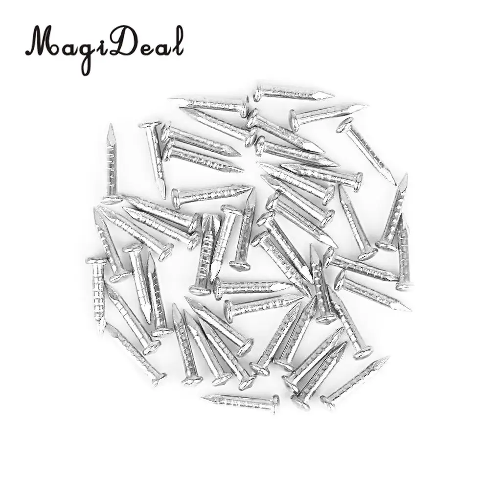MagiDeal 12Pcs/Set Mini Cabinet Closet Mini Hinge for 1/12 Dollhouse Miniature Furniture DIY Toys Golden