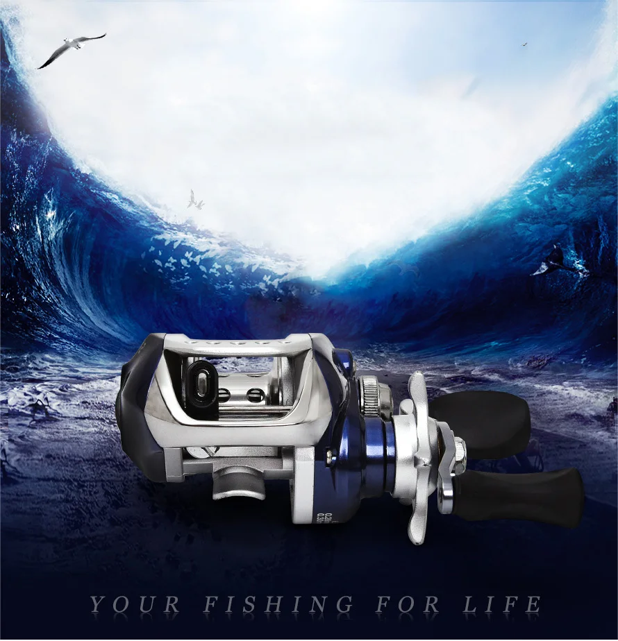 Original de Alta-força Rolamento de Roda de Alta Roda de Pesca Direita de Pesca 9 + 1 Qualidade Baitcast Esquerda Ferramentas - Mão 5 Esporte e Lazer