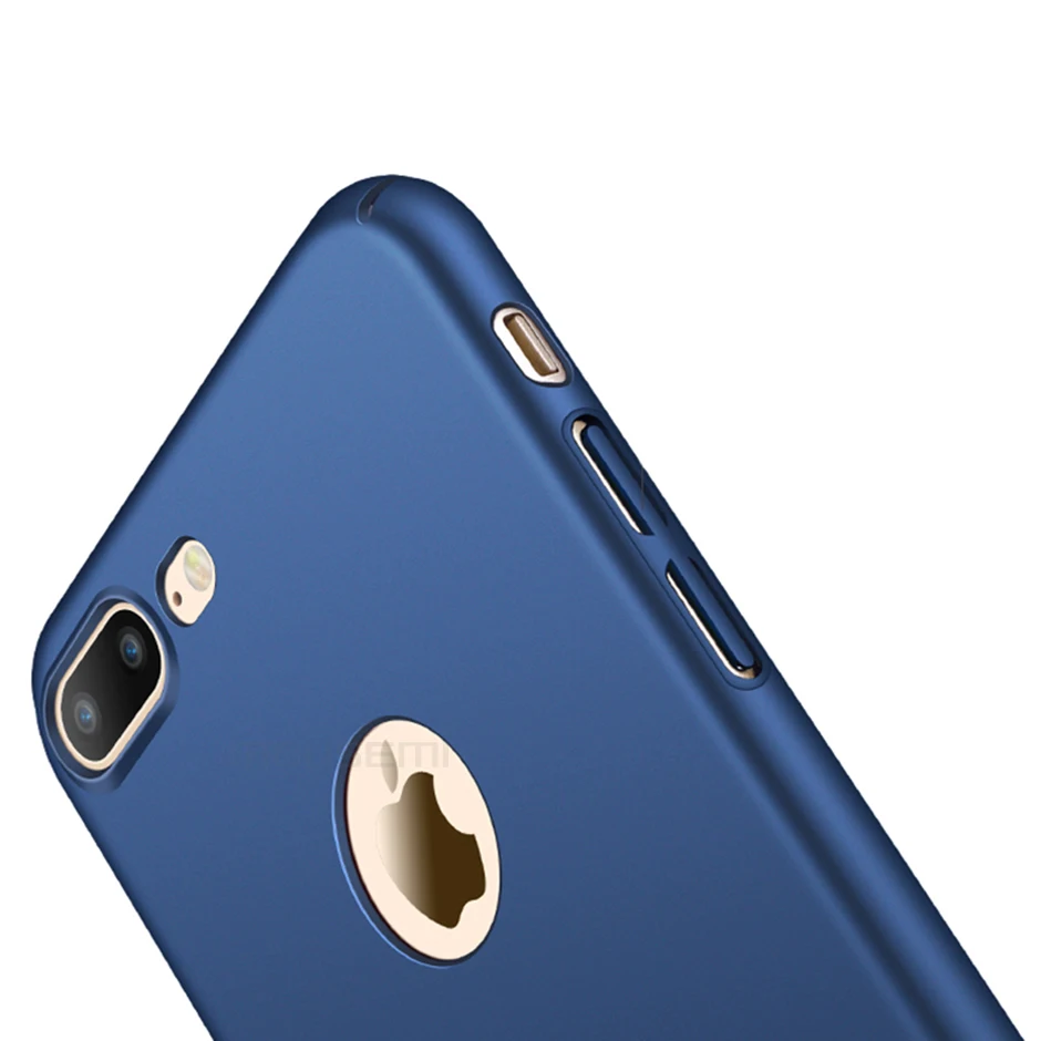 Luxury Hard PC Plastic Matte Back Cases For iPhone 6 Red Case 5 5s se 6s plus Covers For iPhone 7 plus red Full Phone Case Cover (6)