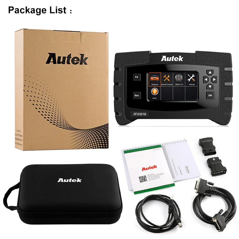 Autek IFIX919 OBD2 Диагностический Инструмент ABS кровотечение/масло услуги/EPB сброс полная система диагностики автомобиля OBD 2 Автомобильный сканер