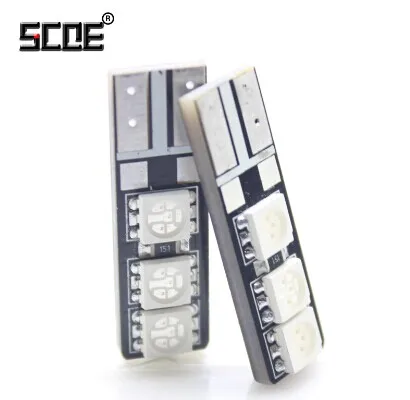 SCOE автомобильный Стайлинг 2x6SMD W5W светодиодный Передний Габаритный светильник лампа источник для Honda Pilot 2013 теплый белый кристалл синий желтый зеленый