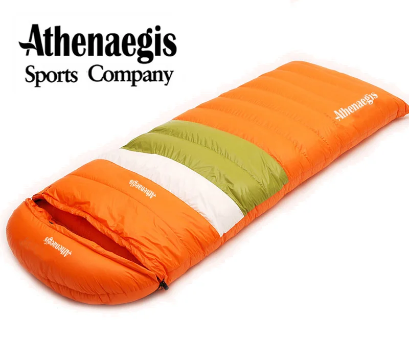 Limited  Athenaegis Ultra-light white duck down 600g/800g/1000g filling can spliced envelope breathable slee