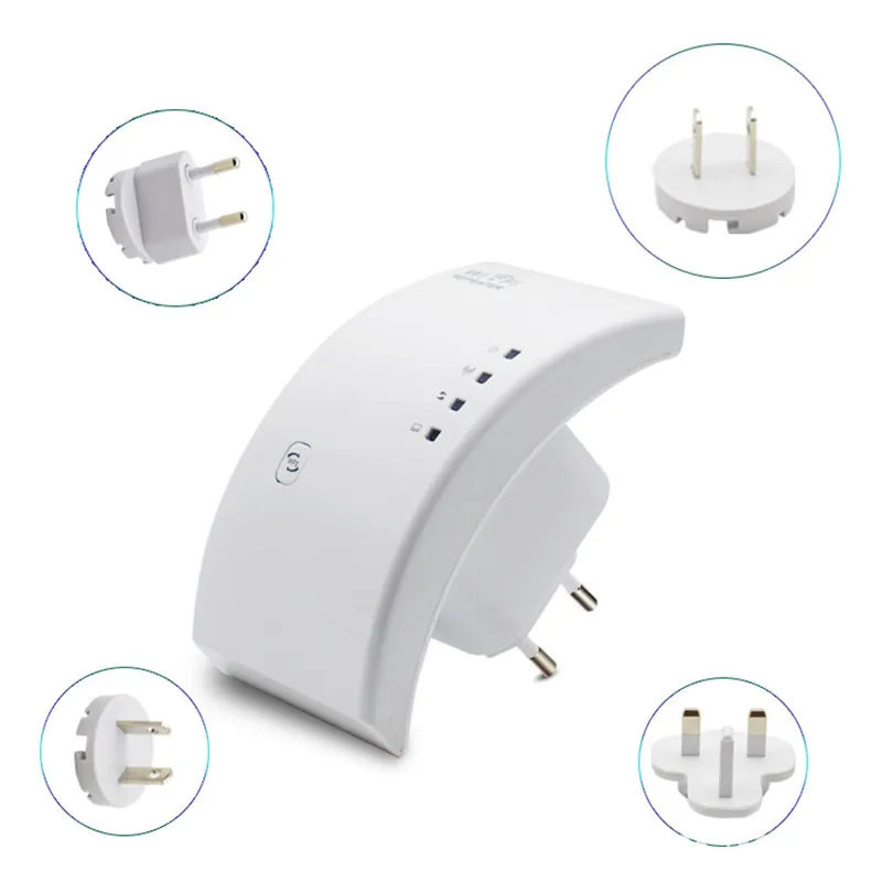 300Mbps Network Antenna Wifi Extender Wireless WIFI Repeater Signal Amplifier 802.11n/b/g Signal Booster Repetidor Wifi - Цвет: White