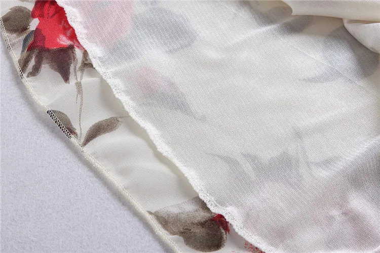 Floral Chiffon Summer Women's Tunic Blouse Sleeveless Ruffles Collar White Shirt Female OL Blusas Feminino Blouse Plus Size