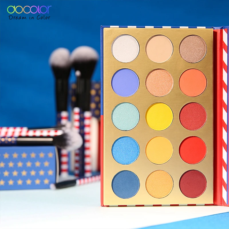 Кисти для макияжа Docolor 13 шт. косметическая основа пудра румяна тени век Кисть и 15