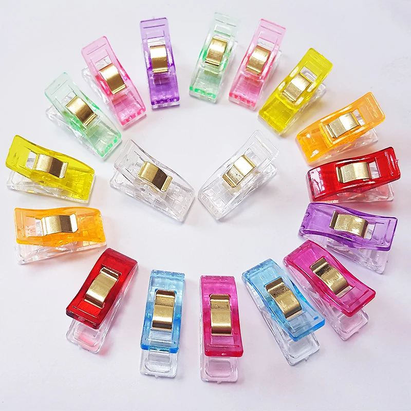 

1PC Hot Colorful High Quality Plastic Patchwork Clips DIY Sewing Tools Children Crafts Crafts Accessories Quilting Fixation