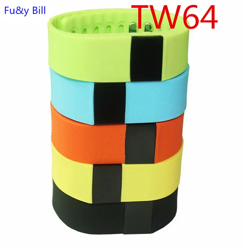 New TW64 Sports Bluetooth Smart Bracelet Sleep Monitoring Step Movement Smart Bracelet
