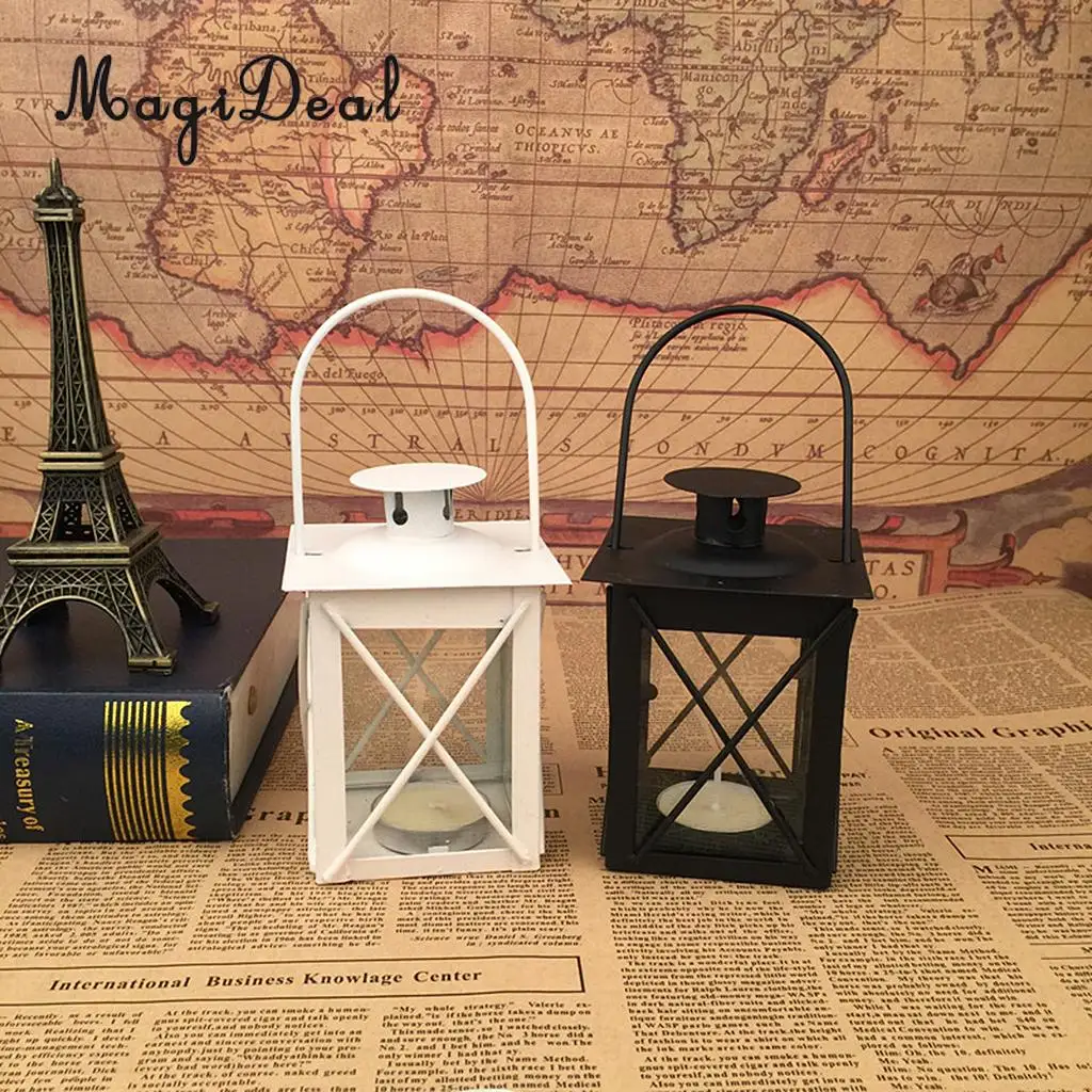 MagiDeal 10Pcs Antique Lantern Candelabrum Candle Tealight Holder Hanging Garden Table Stand for Home Bar Wedding Holiday Party MagiDeal 10Pcs Antique Lantern Candelabrum Candle Tealight Holder Hanging Garden Table Stand for Home Bar Wedding Holiday Party