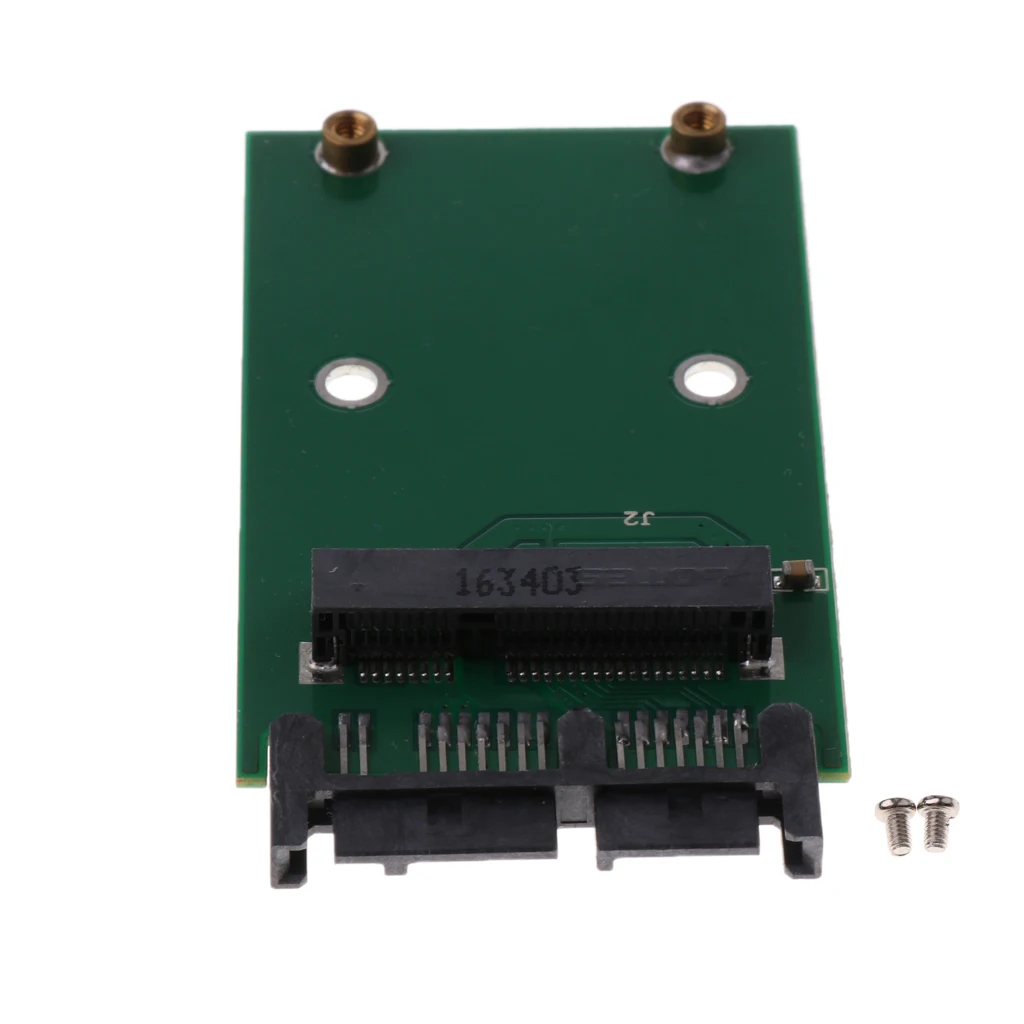Dovewill Mini PCI-E SSD MSATA to 1.8''inch Micro SATA 16Pin Riser Card Adapter Board 