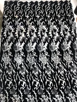 

african fabric New pattern 5yards/bag ST329# 5colors mesh lace fabric for bridal wedding dress/sawing Free shipping
