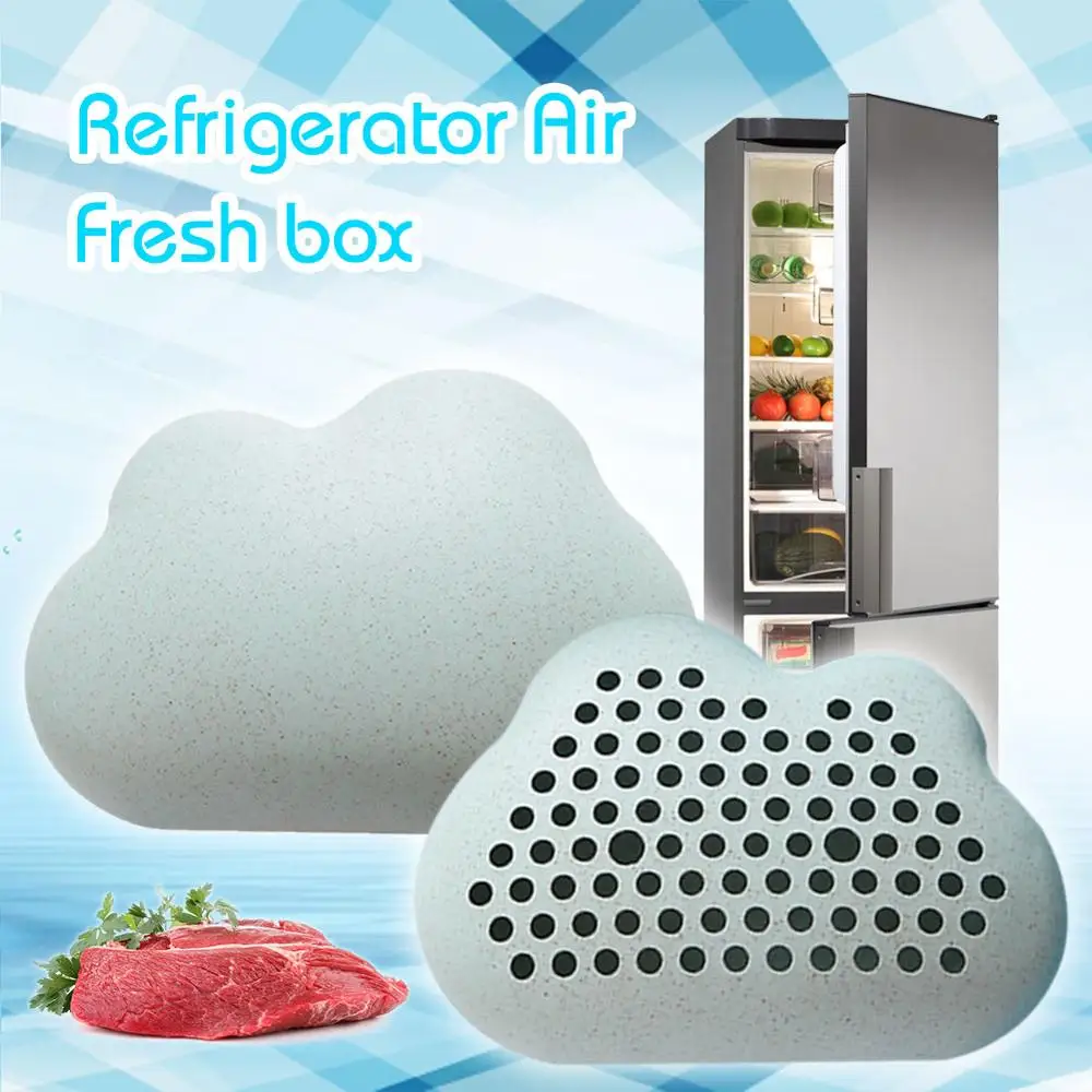 

Cute Cloud Shape Fridge Refrigerator Air Fresh Box Purifier Charcoal Deodorizer Absorber Freshener Eliminate Odors Smell 3 Color