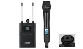 

D-100H WIRELESS CAMERA RECORING SYSTEM /Designed for DV / Camera audio transmission application/ Receiver(handheld mic)+ Transmi
