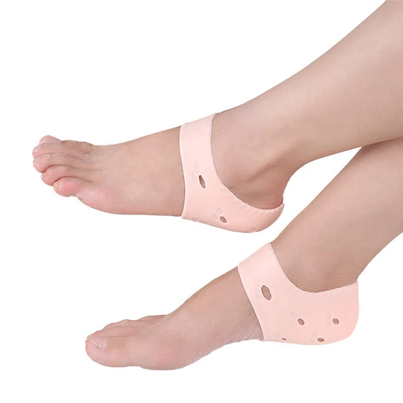 1 пара Защита ног набор носков трещины анти-трещины носки и Wo пятки анти-трещин увлажняющий износ стопы боль