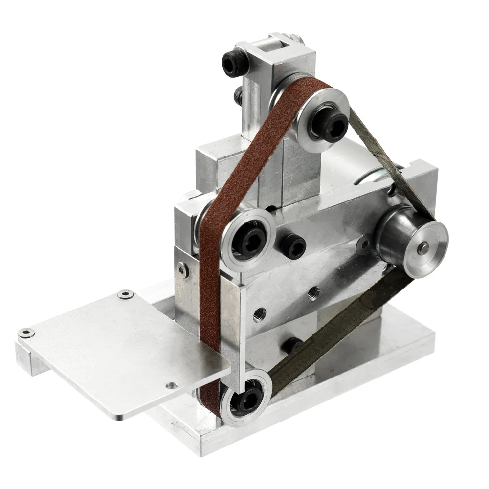 Мини-Электрический ленточный шлифовальный станок DIY шлифовальная полировальная машинка для резки кромок точилка многофункциональный измельчитель полировальные инструменты для металла - Цвет: Belt Sander