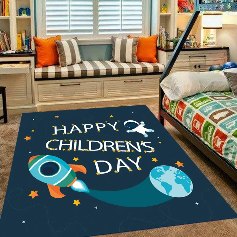 

New cartoon baby crawling carpet game Play mat kids bedroom livingroom area rug for boy soft thick cushion bed tapete