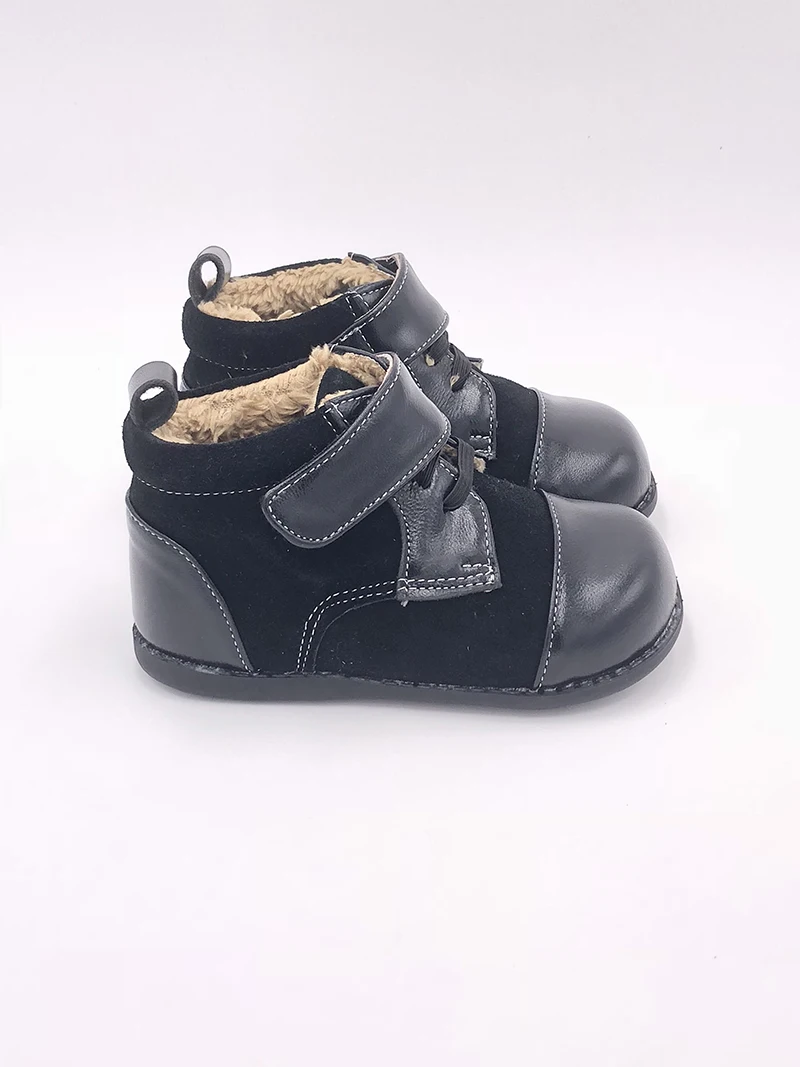 Tipsie toes новая зимняя детская обувь из натуральной кожи ботинки martin детские зимние для девочек и мальчиков резиновые модные кроссовки