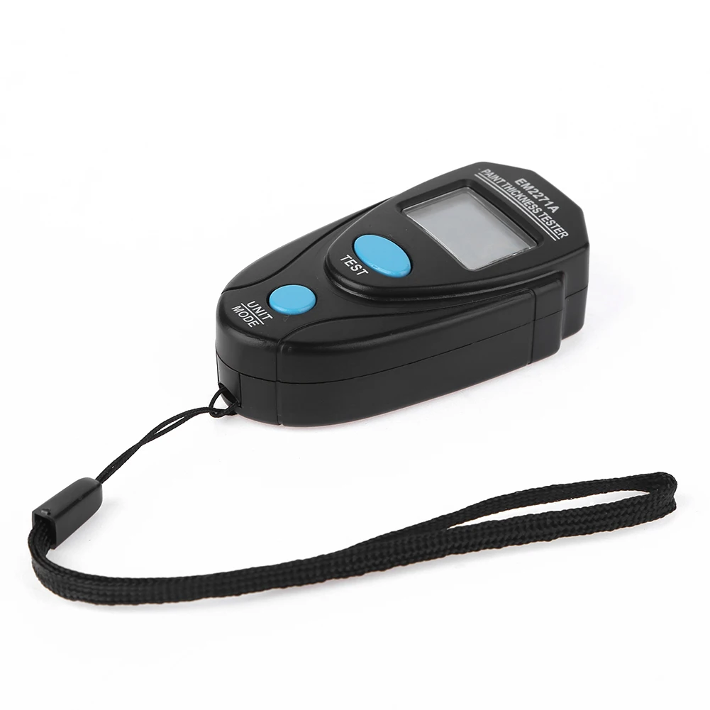 

EM2271A Digital Thickness Gauge Coating Meter Fe/NFe 0.00-2.20mm for Car Thickness Gauge Coating Meter