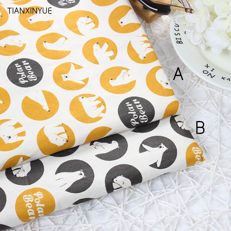 TIANXINYUE Catoon bear ткань 95% хлопок ткань шитье одеяло Скрапбукинг метр ткань для штор