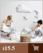 Милая Подушка серии Sky, мягкая плюшевая подушка с изображением Луны, звезд и облаков, милая подушка для дивана, кавайный Рождественский подарок для девочки
