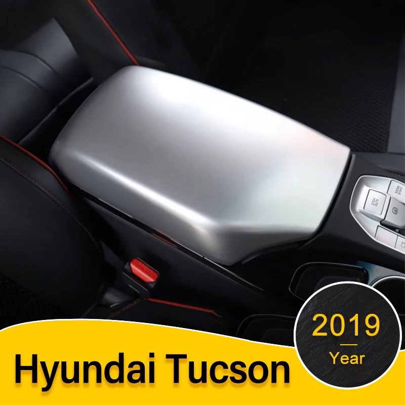 

Car Armrest Box Cover Shell For Hyundai Tucson 2015 2016 2017 2018 2019 Automatic Central Armrest Console Box Protective Pad Mat