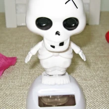 Встряхните головой предметы мебели интерьер автомобиля прекрасные цветы автомобиль Солнечный Скелет украшения поставки маленькое место кукла