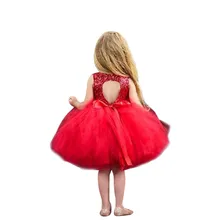 ARLONEET/платье для маленьких девочек Хлопковое платье принцессы для дня рождения с блестками и сердечками для девочек милое платье для девочек от 1 до 4 лет, Прямая, 30S426