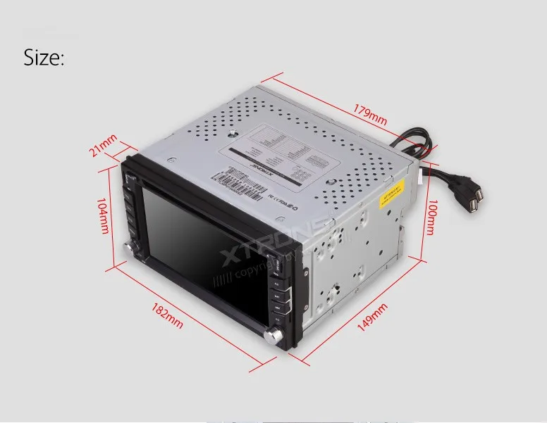 Perfect XTRONS 6.2 inch 2 din Car DVD Player Radio HD Touch Screen GPS Navigator with Screen Mirroring Function Custom Fit for Nissan 15 Perfect XTRONS 6.2 inch 2 din Car DVD Player Radio HD Touch Screen GPS Navigator with Screen Mirroring Function Custom Fit for Nissan 15