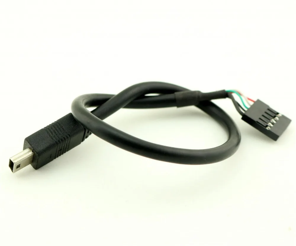 

1pcs Mini USB 5 Pin Male to Dupont 5 Pin Female Header PCB Motherboard Adapter Cable 50cm/1.5ft